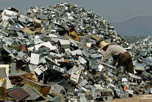 A mountain of e-Waste